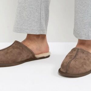 Ugg Men's Scuff Cocoa Suede Slippers Size 11